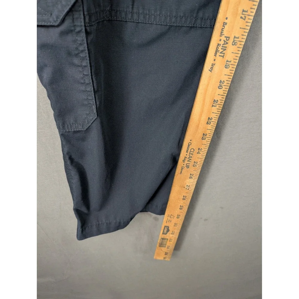 5.11 Tactical Series Mens Cargo Pants 36x32 Navy Blue Ripstop Work Trousers
